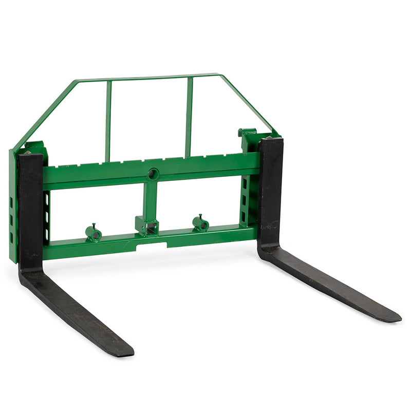 Standard Series Pallet Fork Frame, Fits John Deere Hook and Pin | Frame + 60" Blades